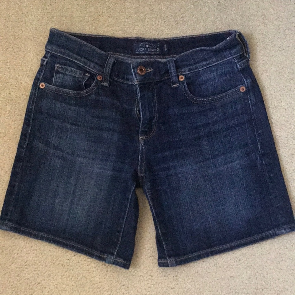 Lucky Brand Blue Denim - The Roll Up Shorts Size 24